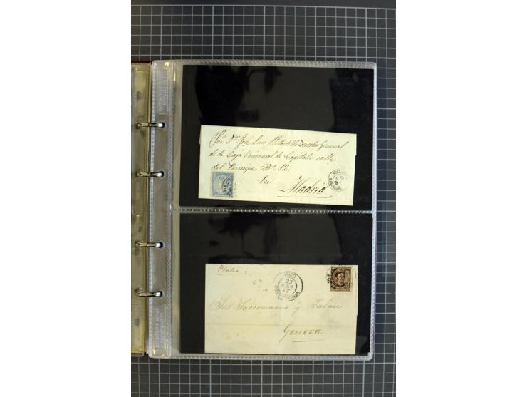 1839/1995, Partie Briefe und Karten, dabei Reco, Zensur und Luftpost etc.