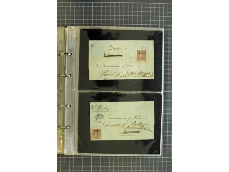 1839/1995, Partie Briefe und Karten, dabei Reco, Zensur und Luftpost etc.