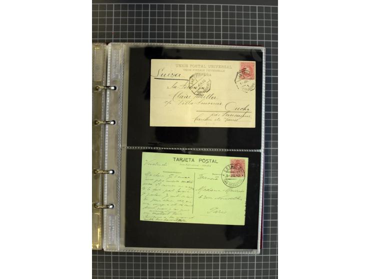 1839/1995, Partie Briefe und Karten, dabei Reco, Zensur und Luftpost etc.