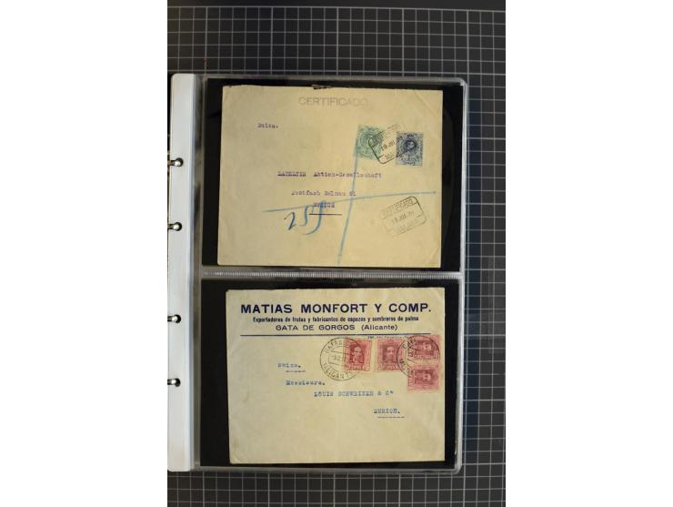 1839/1995, Partie Briefe und Karten, dabei Reco, Zensur und Luftpost etc.
