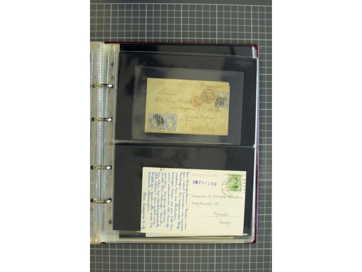 1839/1995, Partie Briefe und Karten, dabei Reco, Zensur und Luftpost etc.