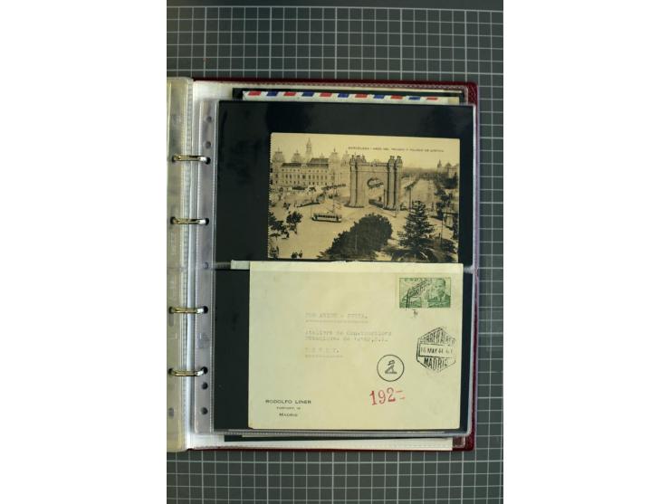 1839/1995, Partie Briefe und Karten, dabei Reco, Zensur und Luftpost etc.