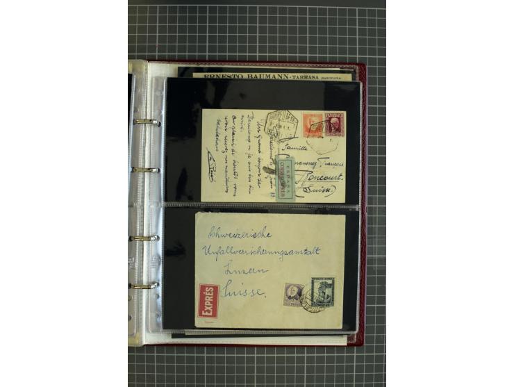 1839/1995, Partie Briefe und Karten, dabei Reco, Zensur und Luftpost etc.