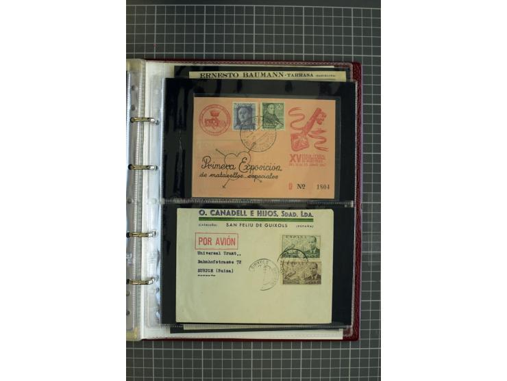 1839/1995, Partie Briefe und Karten, dabei Reco, Zensur und Luftpost etc.