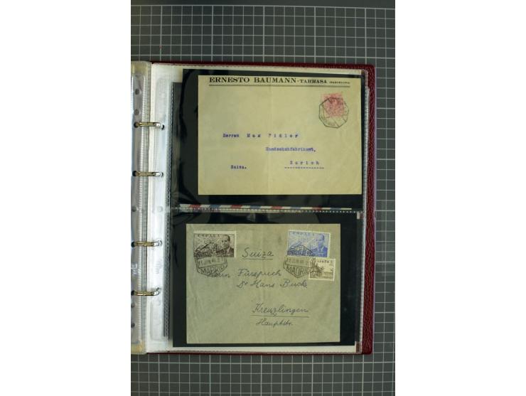 1839/1995, Partie Briefe und Karten, dabei Reco, Zensur und Luftpost etc.