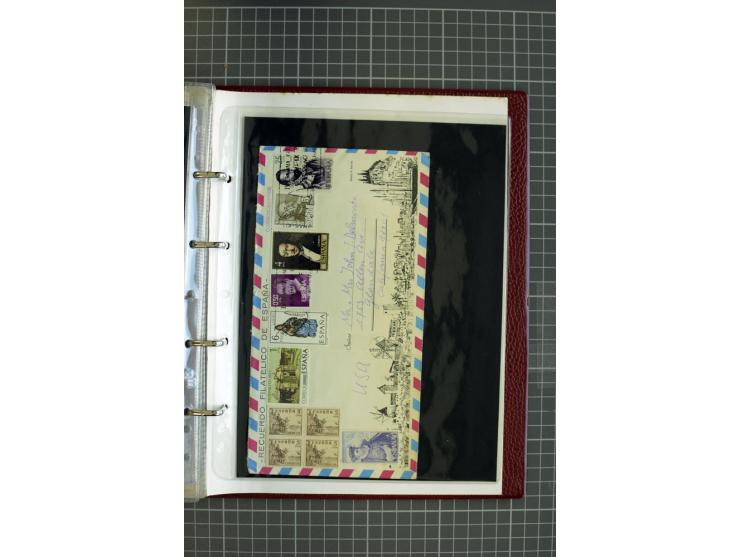 1839/1995, Partie Briefe und Karten, dabei Reco, Zensur und Luftpost etc.