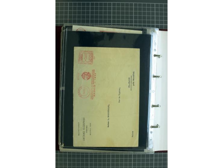 1839/1995, Partie Briefe und Karten, dabei Reco, Zensur und Luftpost etc.