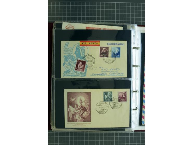 1839/1995, Partie Briefe und Karten, dabei Reco, Zensur und Luftpost etc.