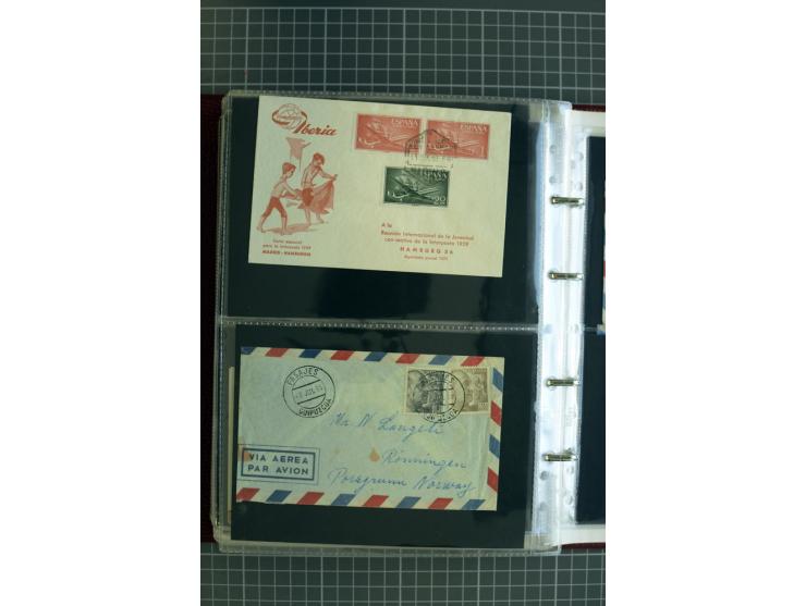 1839/1995, Partie Briefe und Karten, dabei Reco, Zensur und Luftpost etc.