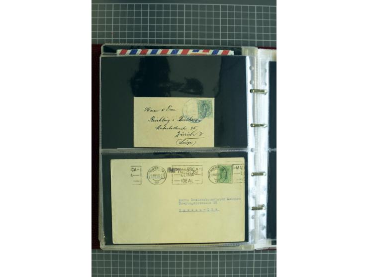 1839/1995, Partie Briefe und Karten, dabei Reco, Zensur und Luftpost etc.