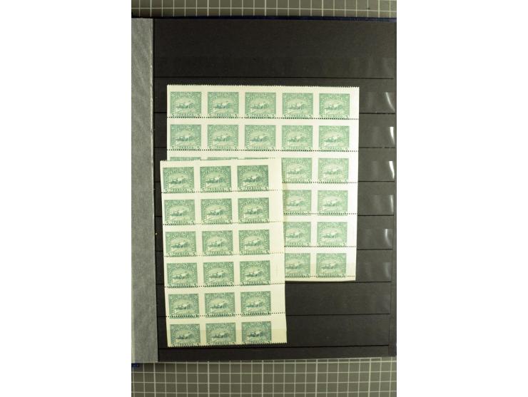 Mixed lot comprising stockbook with imperforates of the 1920 Vienna issue, including printed on maps, mostly unmounted mint a