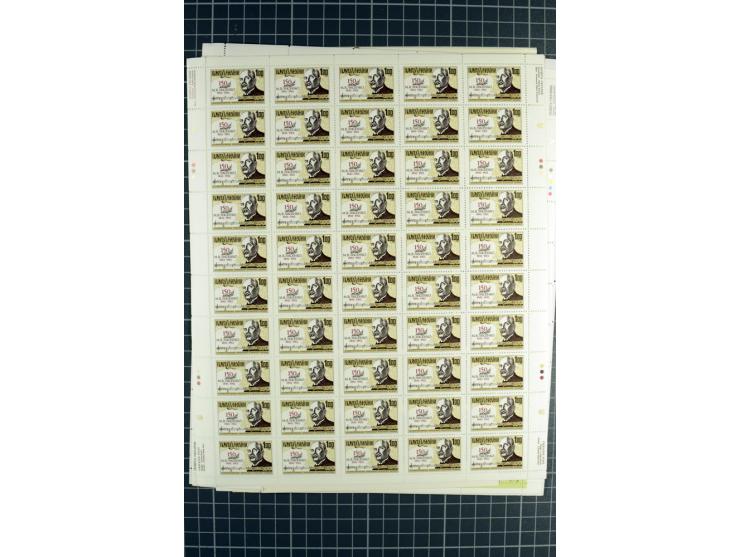 Mixed lot comprising stockbook with imperforates of the 1920 Vienna issue, including printed on maps, mostly unmounted mint a