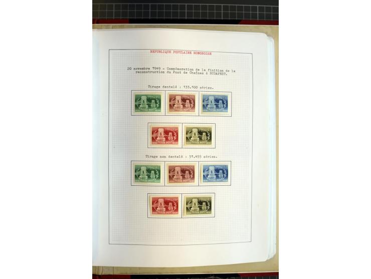 1868/1979, ungebrauchte und gestempelte Sammlung mit u.a. Mi.-Nr. 1 (3), 4 (5), 5 (4), 6(6), 430-37U, 467-70U, 1104I, Bl.18A 