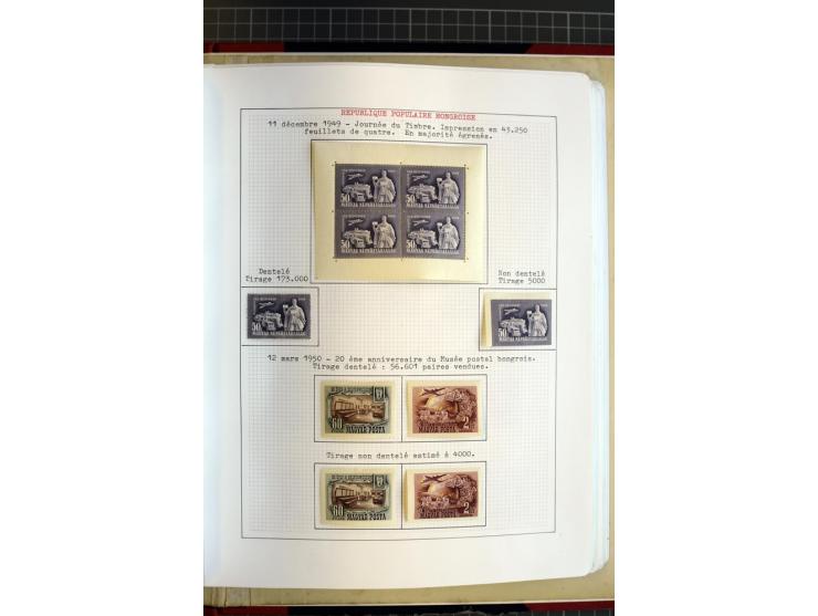 1868/1979, ungebrauchte und gestempelte Sammlung mit u.a. Mi.-Nr. 1 (3), 4 (5), 5 (4), 6(6), 430-37U, 467-70U, 1104I, Bl.18A 