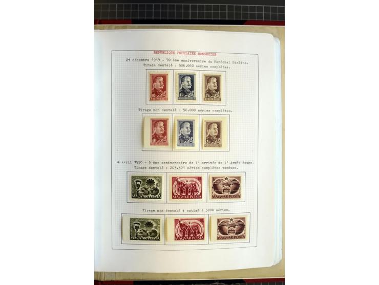 1868/1979, ungebrauchte und gestempelte Sammlung mit u.a. Mi.-Nr. 1 (3), 4 (5), 5 (4), 6(6), 430-37U, 467-70U, 1104I, Bl.18A 