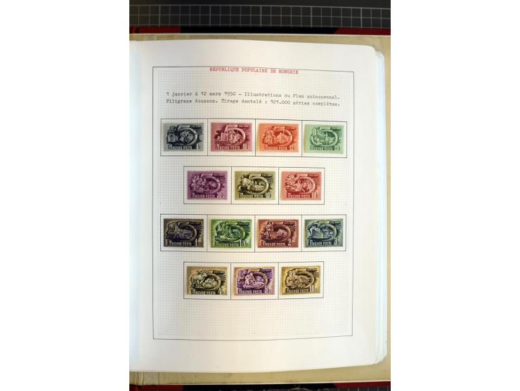 1868/1979, ungebrauchte und gestempelte Sammlung mit u.a. Mi.-Nr. 1 (3), 4 (5), 5 (4), 6(6), 430-37U, 467-70U, 1104I, Bl.18A 
