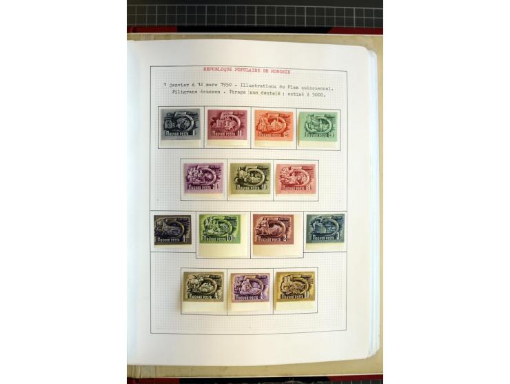 1868/1979, ungebrauchte und gestempelte Sammlung mit u.a. Mi.-Nr. 1 (3), 4 (5), 5 (4), 6(6), 430-37U, 467-70U, 1104I, Bl.18A 