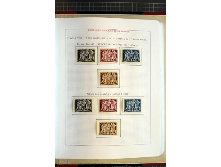 1868/1979, ungebrauchte und gestempelte Sammlung mit u.a. Mi.-Nr. 1 (3), 4 (5), 5 (4), 6(6), 430-37U, 467-70U, 1104I, Bl.18A 