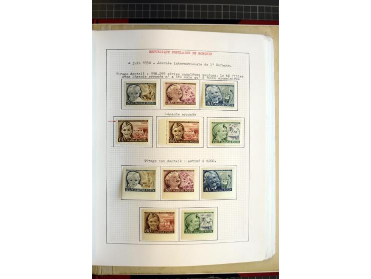 1868/1979, ungebrauchte und gestempelte Sammlung mit u.a. Mi.-Nr. 1 (3), 4 (5), 5 (4), 6(6), 430-37U, 467-70U, 1104I, Bl.18A 