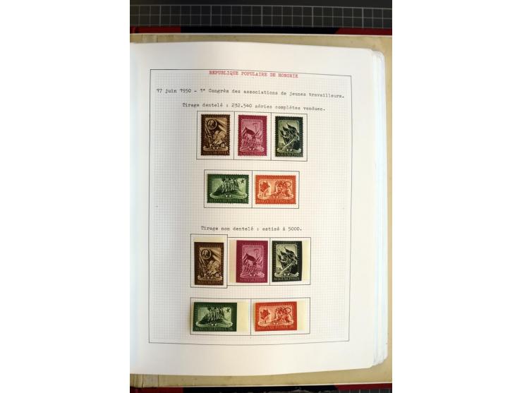 1868/1979, ungebrauchte und gestempelte Sammlung mit u.a. Mi.-Nr. 1 (3), 4 (5), 5 (4), 6(6), 430-37U, 467-70U, 1104I, Bl.18A 