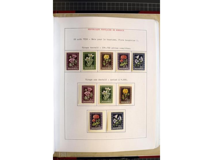 1868/1979, ungebrauchte und gestempelte Sammlung mit u.a. Mi.-Nr. 1 (3), 4 (5), 5 (4), 6(6), 430-37U, 467-70U, 1104I, Bl.18A 