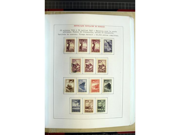 1868/1979, ungebrauchte und gestempelte Sammlung mit u.a. Mi.-Nr. 1 (3), 4 (5), 5 (4), 6(6), 430-37U, 467-70U, 1104I, Bl.18A 