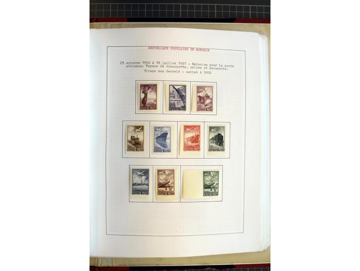 1868/1979, ungebrauchte und gestempelte Sammlung mit u.a. Mi.-Nr. 1 (3), 4 (5), 5 (4), 6(6), 430-37U, 467-70U, 1104I, Bl.18A 