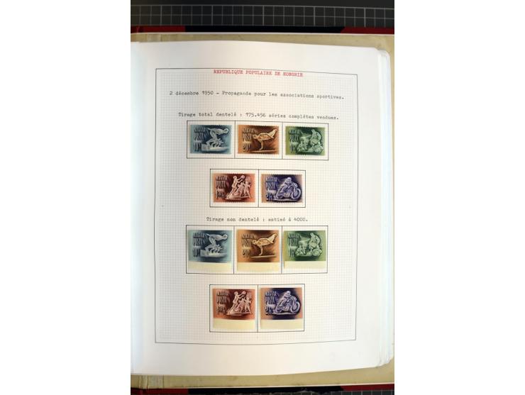 1868/1979, ungebrauchte und gestempelte Sammlung mit u.a. Mi.-Nr. 1 (3), 4 (5), 5 (4), 6(6), 430-37U, 467-70U, 1104I, Bl.18A 