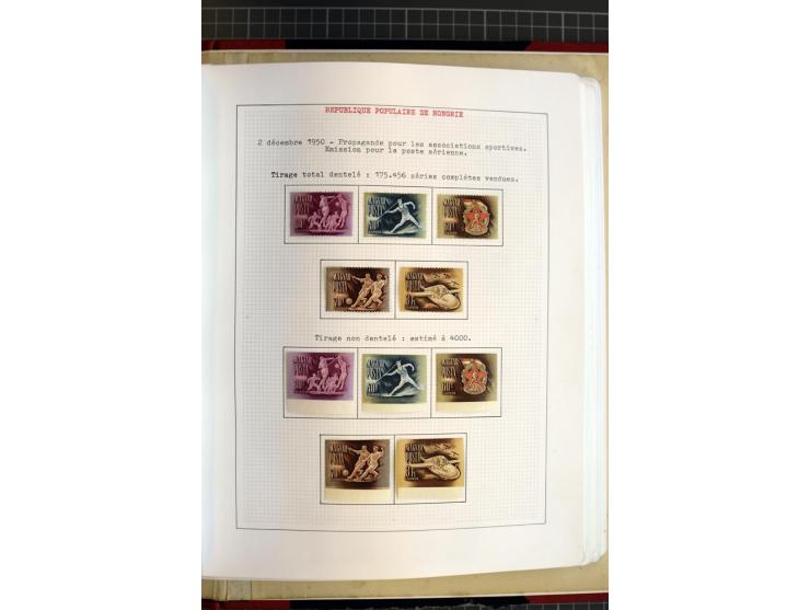 1868/1979, ungebrauchte und gestempelte Sammlung mit u.a. Mi.-Nr. 1 (3), 4 (5), 5 (4), 6(6), 430-37U, 467-70U, 1104I, Bl.18A 