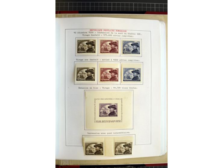 1868/1979, ungebrauchte und gestempelte Sammlung mit u.a. Mi.-Nr. 1 (3), 4 (5), 5 (4), 6(6), 430-37U, 467-70U, 1104I, Bl.18A 