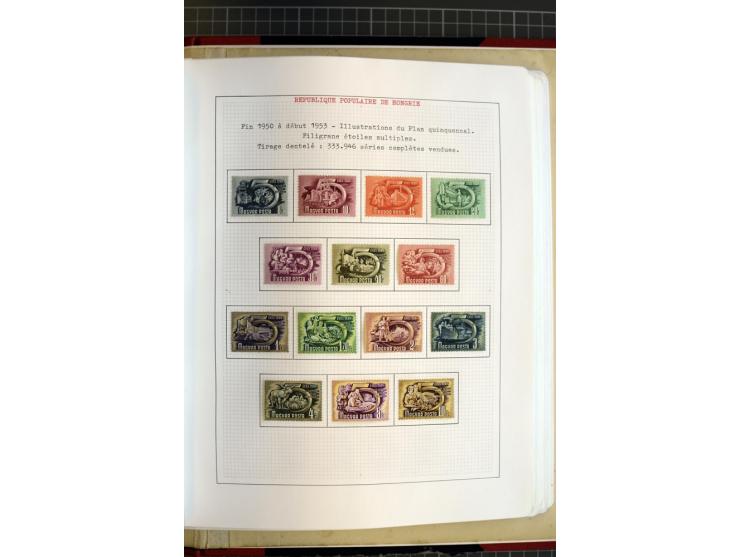 1868/1979, ungebrauchte und gestempelte Sammlung mit u.a. Mi.-Nr. 1 (3), 4 (5), 5 (4), 6(6), 430-37U, 467-70U, 1104I, Bl.18A 