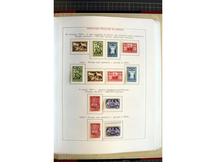 1868/1979, ungebrauchte und gestempelte Sammlung mit u.a. Mi.-Nr. 1 (3), 4 (5), 5 (4), 6(6), 430-37U, 467-70U, 1104I, Bl.18A 