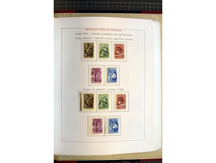 1868/1979, ungebrauchte und gestempelte Sammlung mit u.a. Mi.-Nr. 1 (3), 4 (5), 5 (4), 6(6), 430-37U, 467-70U, 1104I, Bl.18A 