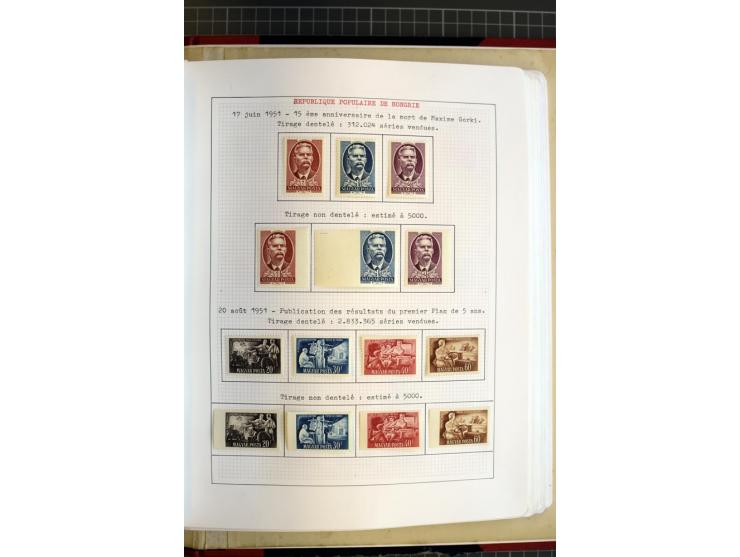 1868/1979, ungebrauchte und gestempelte Sammlung mit u.a. Mi.-Nr. 1 (3), 4 (5), 5 (4), 6(6), 430-37U, 467-70U, 1104I, Bl.18A 