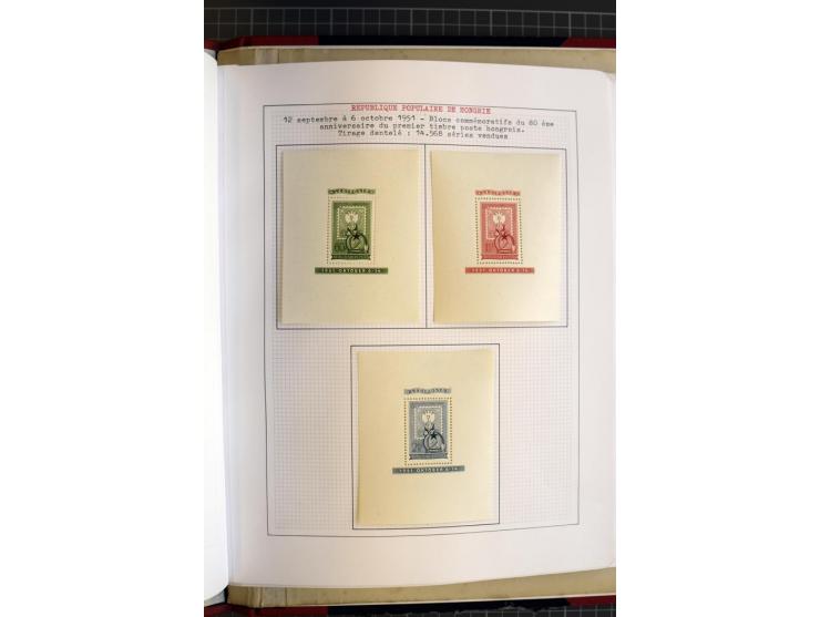 1868/1979, ungebrauchte und gestempelte Sammlung mit u.a. Mi.-Nr. 1 (3), 4 (5), 5 (4), 6(6), 430-37U, 467-70U, 1104I, Bl.18A 