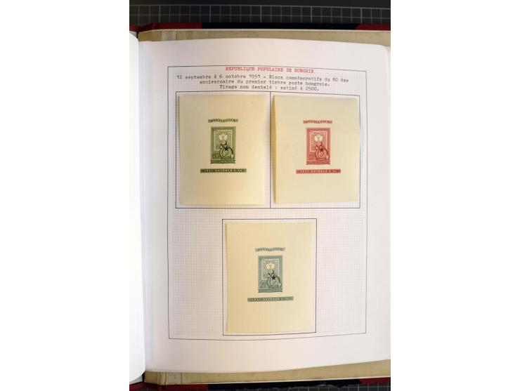 1868/1979, ungebrauchte und gestempelte Sammlung mit u.a. Mi.-Nr. 1 (3), 4 (5), 5 (4), 6(6), 430-37U, 467-70U, 1104I, Bl.18A 
