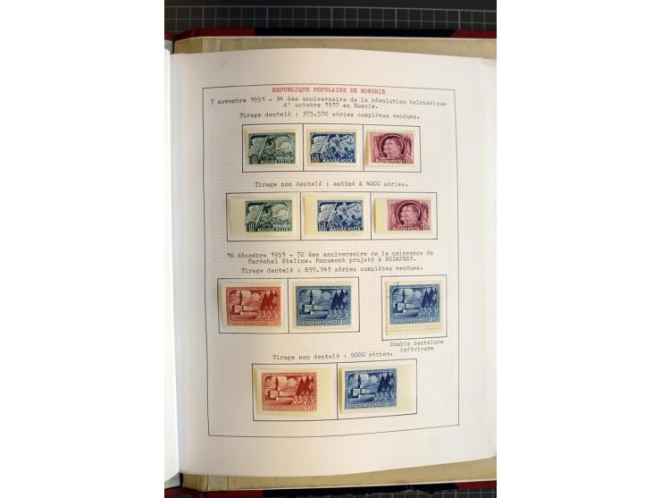 1868/1979, ungebrauchte und gestempelte Sammlung mit u.a. Mi.-Nr. 1 (3), 4 (5), 5 (4), 6(6), 430-37U, 467-70U, 1104I, Bl.18A 