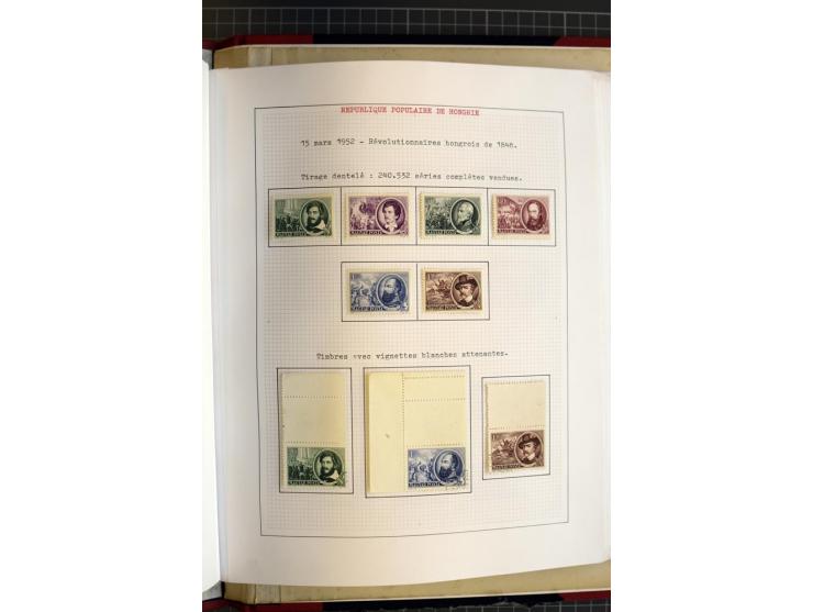 1868/1979, ungebrauchte und gestempelte Sammlung mit u.a. Mi.-Nr. 1 (3), 4 (5), 5 (4), 6(6), 430-37U, 467-70U, 1104I, Bl.18A 