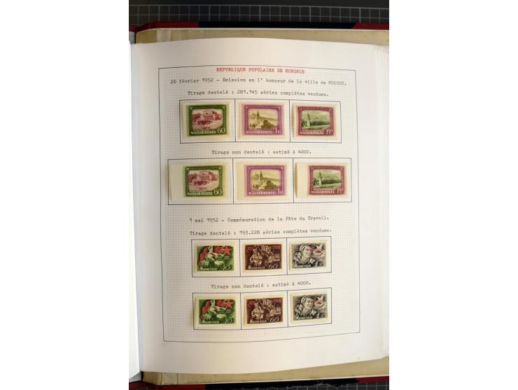 1868/1979, ungebrauchte und gestempelte Sammlung mit u.a. Mi.-Nr. 1 (3), 4 (5), 5 (4), 6(6), 430-37U, 467-70U, 1104I, Bl.18A 