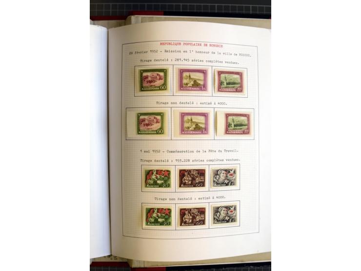 1868/1979, ungebrauchte und gestempelte Sammlung mit u.a. Mi.-Nr. 1 (3), 4 (5), 5 (4), 6(6), 430-37U, 467-70U, 1104I, Bl.18A 