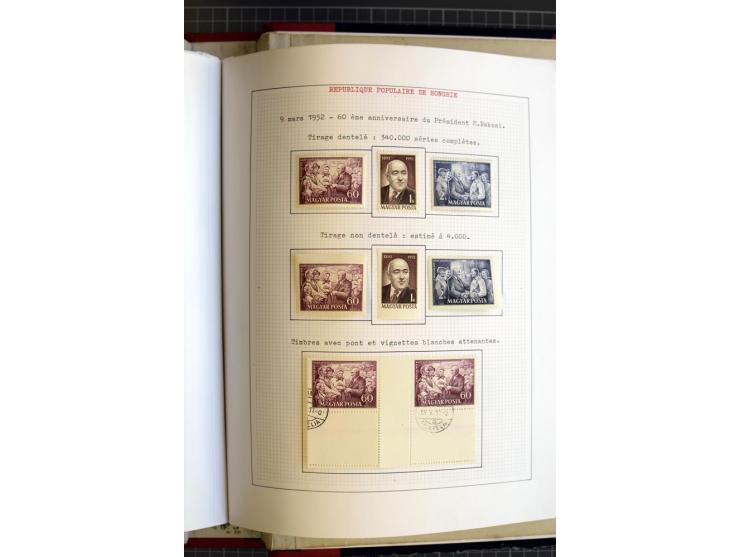 1868/1979, ungebrauchte und gestempelte Sammlung mit u.a. Mi.-Nr. 1 (3), 4 (5), 5 (4), 6(6), 430-37U, 467-70U, 1104I, Bl.18A 
