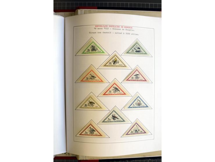 1868/1979, ungebrauchte und gestempelte Sammlung mit u.a. Mi.-Nr. 1 (3), 4 (5), 5 (4), 6(6), 430-37U, 467-70U, 1104I, Bl.18A 