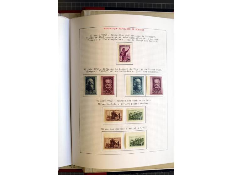 1868/1979, ungebrauchte und gestempelte Sammlung mit u.a. Mi.-Nr. 1 (3), 4 (5), 5 (4), 6(6), 430-37U, 467-70U, 1104I, Bl.18A 
