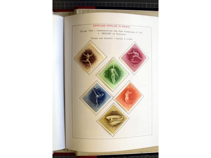 1868/1979, ungebrauchte und gestempelte Sammlung mit u.a. Mi.-Nr. 1 (3), 4 (5), 5 (4), 6(6), 430-37U, 467-70U, 1104I, Bl.18A 
