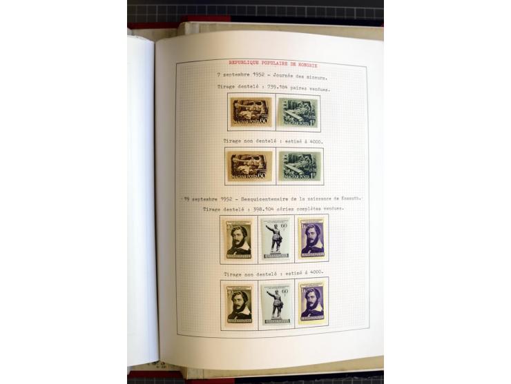 1868/1979, ungebrauchte und gestempelte Sammlung mit u.a. Mi.-Nr. 1 (3), 4 (5), 5 (4), 6(6), 430-37U, 467-70U, 1104I, Bl.18A 
