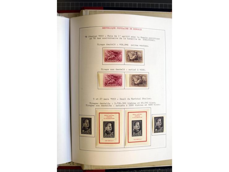 1868/1979, ungebrauchte und gestempelte Sammlung mit u.a. Mi.-Nr. 1 (3), 4 (5), 5 (4), 6(6), 430-37U, 467-70U, 1104I, Bl.18A 