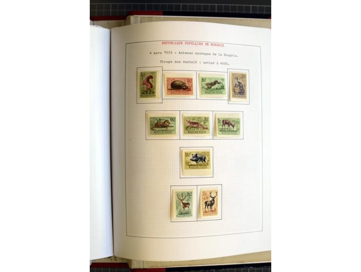 1868/1979, ungebrauchte und gestempelte Sammlung mit u.a. Mi.-Nr. 1 (3), 4 (5), 5 (4), 6(6), 430-37U, 467-70U, 1104I, Bl.18A 