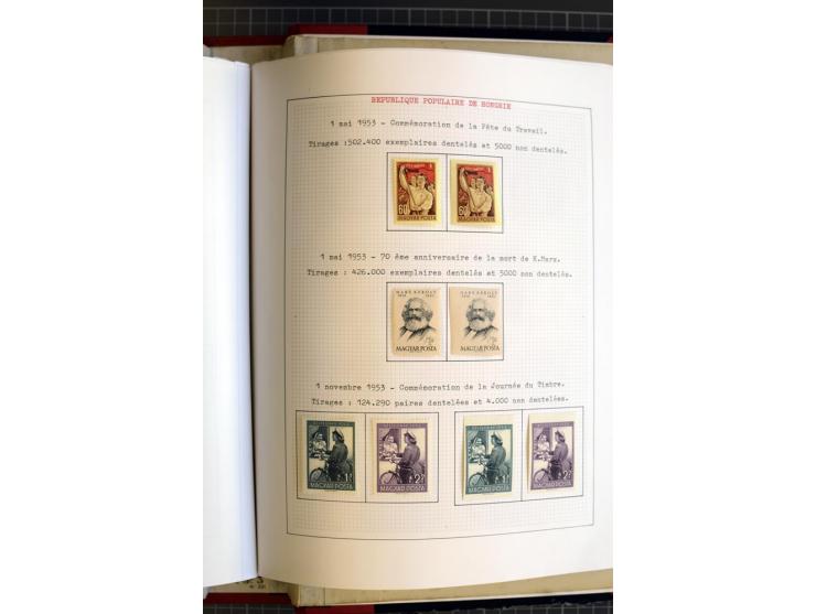 1868/1979, ungebrauchte und gestempelte Sammlung mit u.a. Mi.-Nr. 1 (3), 4 (5), 5 (4), 6(6), 430-37U, 467-70U, 1104I, Bl.18A 