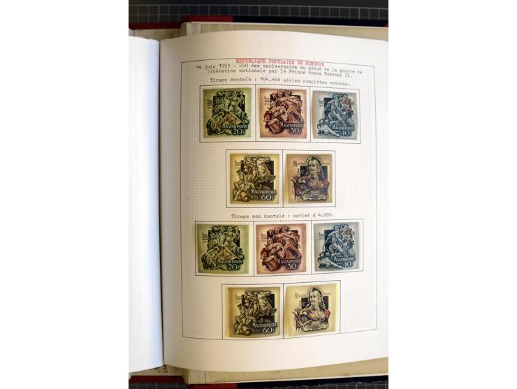 1868/1979, ungebrauchte und gestempelte Sammlung mit u.a. Mi.-Nr. 1 (3), 4 (5), 5 (4), 6(6), 430-37U, 467-70U, 1104I, Bl.18A 
