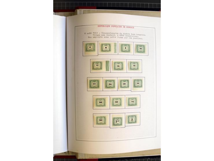 1868/1979, ungebrauchte und gestempelte Sammlung mit u.a. Mi.-Nr. 1 (3), 4 (5), 5 (4), 6(6), 430-37U, 467-70U, 1104I, Bl.18A 